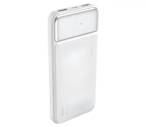 Devia SMART Series biela / Powerbanka / 10000 mAh / PD 20W / displej