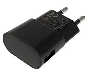 goobay Napájací adaptér 230V na USB čierna / Napájací adaptér / 1x USB / 1A