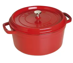 Staub 40509-852-0 čerešňová červená / Pekáč / okrúhly / 28 cm