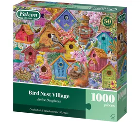 FALCON Puzzle Vtáčie búdky / 1000 dielikov / 68 x 49 cm