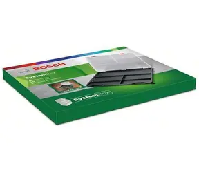 BOSCH SystemBox 1600A019CG / Veko s organizérom / PP plast / 321 x 261 x 22 mm