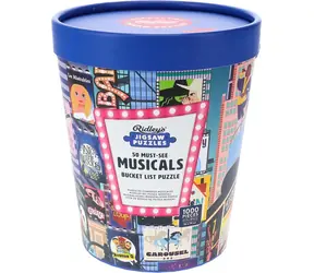 Ridley's Games Puzzle Bucket List: 50 MustSee Muzikály / 1000 dielikov