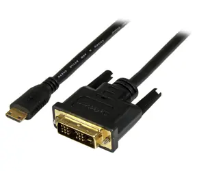 StarTech Mini HDMI - DVI-D čierna / Adaptérový kábel / 1 m