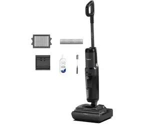 Tineco Floor One S7 Stretch čierna / Aku tyčový vysávač / mokré a suché čistenie / 50 min / 1 l
