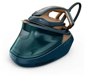 TEFAL Pro Express Vision Max GV9920 modrá, medená / Vysokotlaková žehliaca stanica / 7,5 bar / 1,8 l nádrž