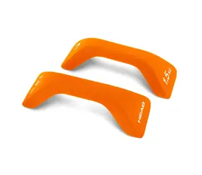 HEAD Činky s podperou na kľučky 2×1,5 kg oranžové / Neoprénový povrch / Protišmyková základňa