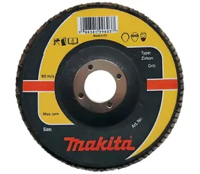 Makita / Lamelový brúsny kotúč / 115 x 22,2 mm / P60