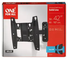 One For All WM4241 / Držiak na stenu pre TV / 19-43" / naklápací, otočný / nosnosť 30 kg