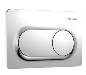 Hansgrohe iFrame Original S chróm / Ovládanie splachovania / duálne / mechanické / plast