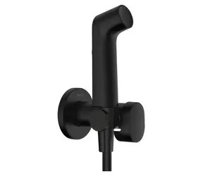 Hansgrohe Bidetová batéria matná čierna / Bidetová batéria pod omietku / so sprškou / EcoSmart