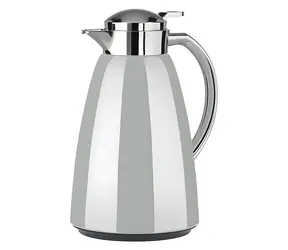 Emsa CAMPO Vacuum 1 l svetlo šedá / Vákuová kanvica (termoska) / Quick Tip