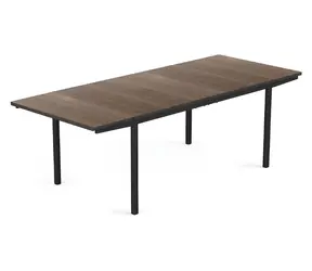 Keter Porto walnut/grafit / Záhradný stôl / Rozkladací 160-240 cm