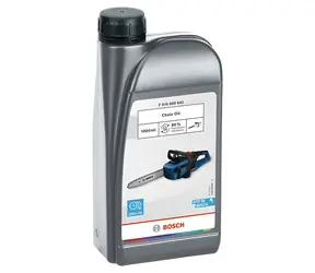 BOSCH Olej pre reťazové píly 1 l / Olej / 90% bio zložka / Pre reťazové píly a vodiace lišty