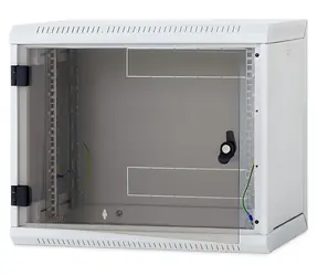 Triton RUA 12U 500mm čierna / Rozvádzač / Nástenný / odnímateľné bočnice / sklenené dvere