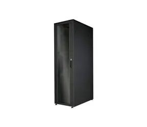Digitus Unique 26U čierna / Rozvádzač / 1342x600x1000 mm / Sklenené dvere / Nosnosť 800 kg / IP20