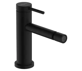 Hansgrohe Bidetová batéria s výpustou, matná čierna / Bidetová batéria / Pákové ovládanie / Keramická kartuša