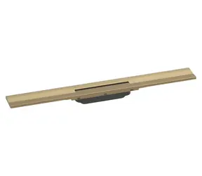 Hansgrohe RainDrain Flex 700 k stene kartáčovaný bronz / Sprchový žľab / skrátiteľný / šírka roštu 76 mm