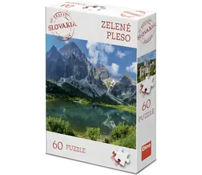 Dino Puzzle Turistická edícia Zelené pleso / 60 dielikov / 23,5 × 21,5 cm