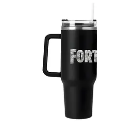 CYP BRAND Cestovný hrnček so slamkou Fortnite Where we droppin´? / 400 ml / S rukoväťou