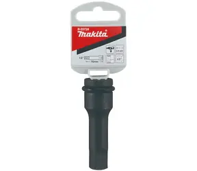 Makita Predlžovací nástavec pre rázové uťahovače / Nadstavec / Štvorhran 1/2" / 75 mm