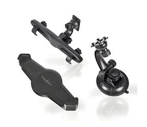 Nedis Držiak tabletu do auta na sklo a opierku / Držiak / do 12" / otočný 360° / nastaviteľný