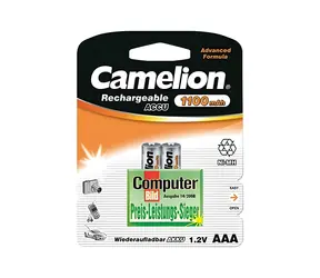 Camelion AAA (HR03) 1100 mAh / Nabíjacie batérie / Ni-MH / 1,2 V / 2 ks