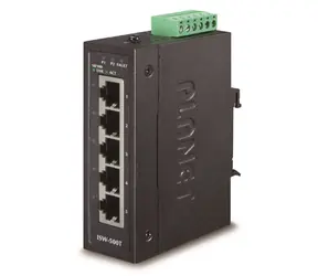 Planet ISW-500T / Switch priemyselný / 5x 10/100Base-TX / DIN / IP30 / -40 až 75 °C