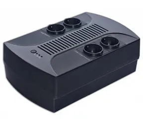 Eurocase EA200plus 650VA / Záložný zdroj UPS / Line-interactive / 390W / 4X zásuvka / sinus