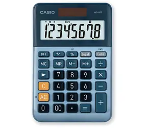 Casio MS-80E / Stolová kalkulačka / osemmiestna / duálne napájanie