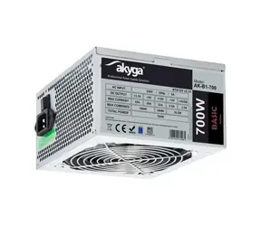 Akyga AK-B1-700 Basic šedá / Zdroj / ATX 2.31 / 700 W / 80 PLUS / 120 mm ventilátor