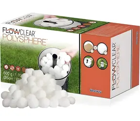 Bestway Flowclear Polysphere / Filtračná náplň pre bazénovú filtráciu / PET / 500 g