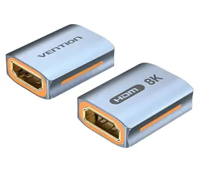 Vention HDMI spojka čierna / Spojka / HDMI Typ A - Typ A / 4K 60Hz / pozlátené kontakty