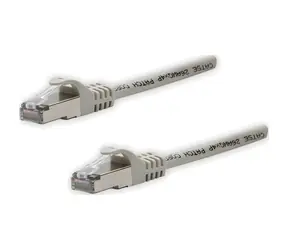 Logo Patch kábel FTP Cat 5e 5m šedá / Sieťový kábel / FTP / RJ45-RJ45