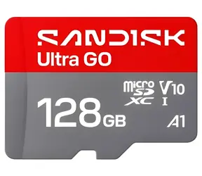 SanDisk Ultra GO microSDXC 128GB / Pamäťová karta / UHS-I / U1 / A1 / čítanie: až 190 MB/s