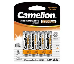 Camelion AA (R06) 2700 mAh, 4 ks / Nabíjacie batérie / Ni-MH / 1,2 V