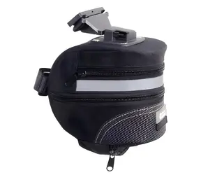 Compass Taška pod sedlo s klipom / Taška na bicykel pod sedlo / objem 1,5 - 2,25 l / reflexné prvky