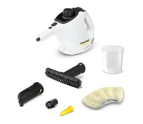 Kärcher SC 1 / Parný čistič s príslušenstvom / 1200W / Tlak 3 bar / 0,2 l / Doba ohrevu 3 min