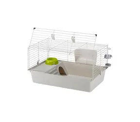 Ferplast CAVIE 80 šedá / Klietka / Pre morčatá / 77 x 48 x 42 cm