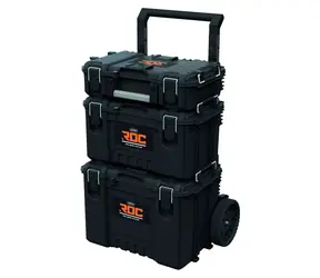 Keter ROC Pro Gear 2.0 čierna / Mobilný box na náradie / objem 111 l / nosnosť 80 kg / IP65