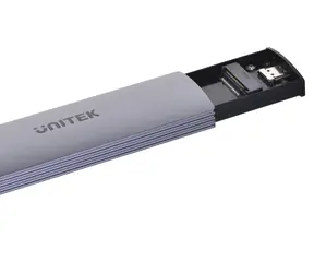 Unitek S1230A sivá / Externý box pre M.2 NVMe / SATA SSD / USB-C 3.2 Gen2 / 10 Gbps / M.2 2230-2280