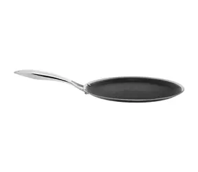 Kohersen 72220 BLACK CUBE strieborná/čierna / Panvica na palacinky / 29 cm / Diamond povrch / Indukcia