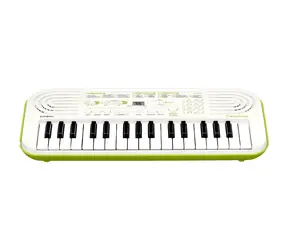Casio Detské klávesy SA-50 biela, zelená / 32 mini kláves / 100 zvukov, 50 rytmov / LCD displej, 2 reproduktory