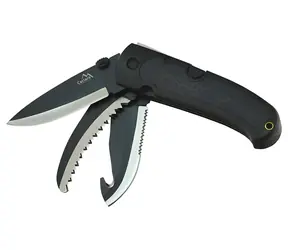Cattara FORESTER / Zatvárací nôž / 3v1 / 21 cm / nerezová oceľ 3Cr13 / 2x poistka
