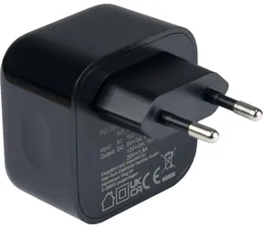 Inter-tech PD-2036 čierna / Nabíjačka / 2x USB-C / 36W / PD