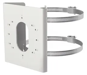 HIKVISION DS-1275ZJ-S-SUS / Adaptér na stĺp / Nerezová oceľ / Priemer stĺpa 67-127 mm / Nosnosť 10 kg