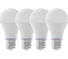 Yeelight W4 E27 4ks / Múdra LED žiarovka / Stmievateľná / 9W / 806lm / 2700-6500K / Wi-Fi