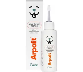 Arpalit Care ušný čistiaci roztok / Ušný čistiaci roztok / 100 ml / pre psov a mačky