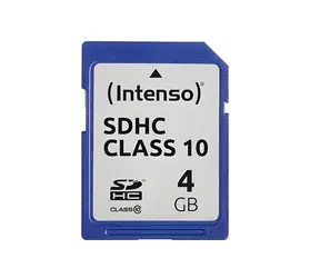 INTENSO SDHC 4GB Class 10 / Pamäťová karta / SD / čítanie 20 MB/s / zápis 12 MB/s