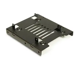 Inter-tech Inštalačný rámček 3,5" pre 2x 2,5" HDD čierna / Rámček pre pevné disky / Oceľ