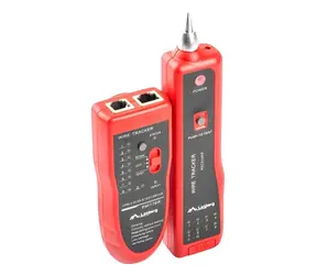 Lanberg Tester káblov s lokalizátorom / Tester káblov / RJ-45 / RJ-11 / RJ-12 / Koax / LED indikácia